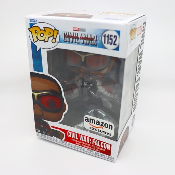 Funko Pop! Marvel: Captain America: Civil War Build A Scene - Falcon #1152 - Picture 1 of 7